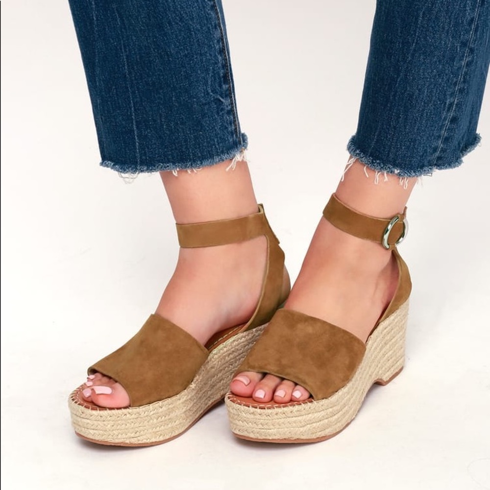 Dolce Vita - Suede Leather Espadrille Wedges